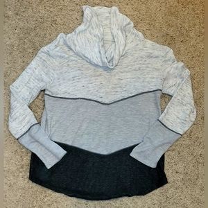 Maurices colorblock cowl neck sweater size medium
